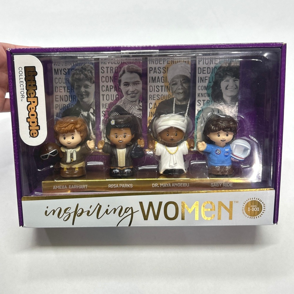 Fisher-Price Little‎ People Collector Inspiring Women NIB Amelia Rosa Maya Sally